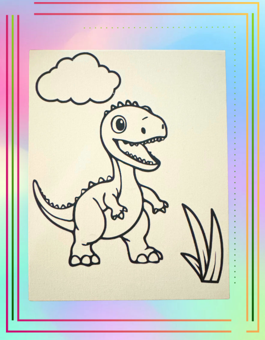 Dinosaur Paint Set