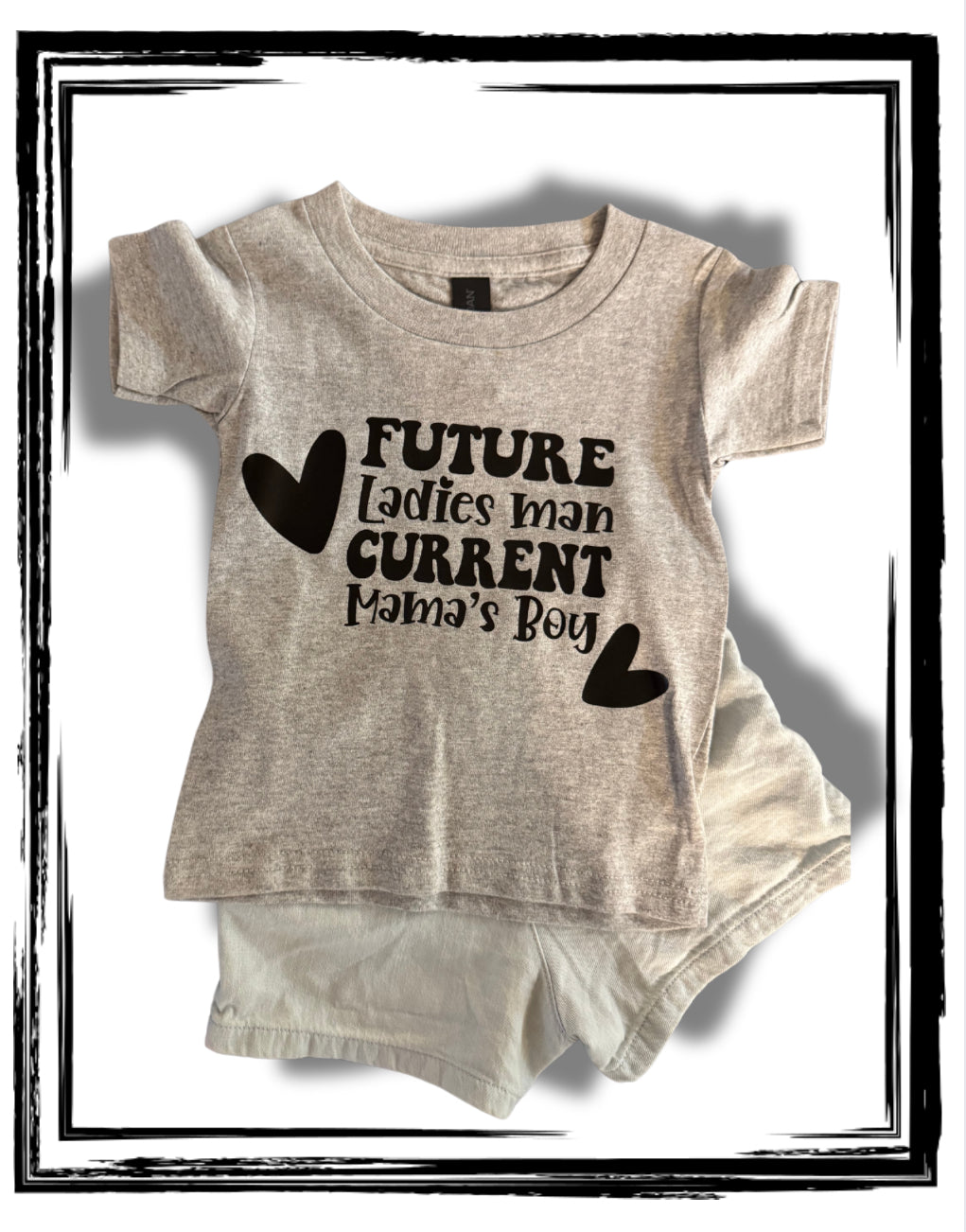 Boys Toddler Ladies Man Shirt